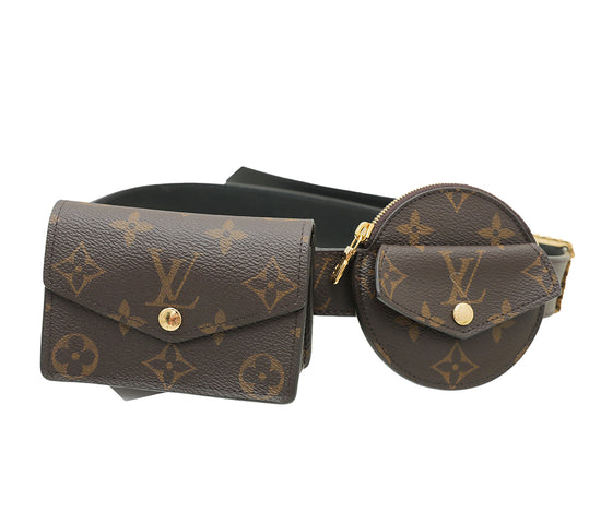Louis Vuitton Brown Daily Multi Pocket Belt
