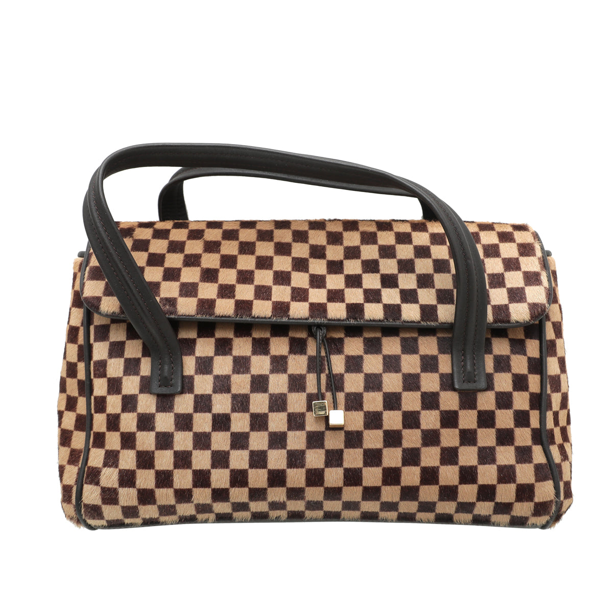 Louis Vuitton Damier Ebene Calf Hair Sauvage Lionne Bag-Louis Vuitton-THE CLOSET