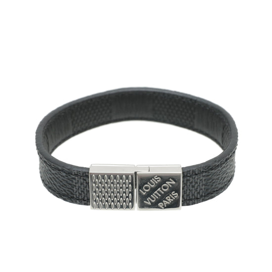 Wrist Bracelet Damier Louis Vuitton Mens Leather Bracelet Louis