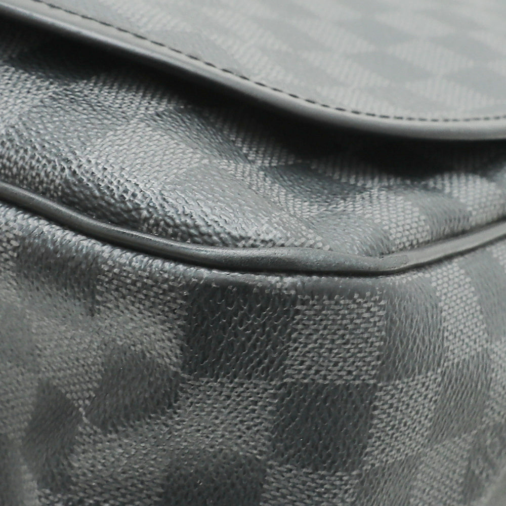 Louis Vuitton Damier Graphite Renzo Messenger Bag-Louis Vuitton-THE CLOSET