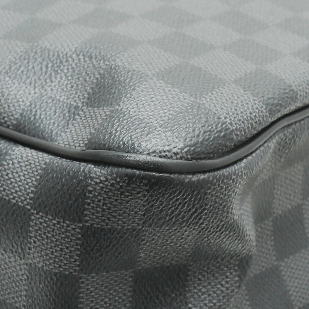 Black Louis Vuitton Damier Graphite Renzo Crossbody Bag