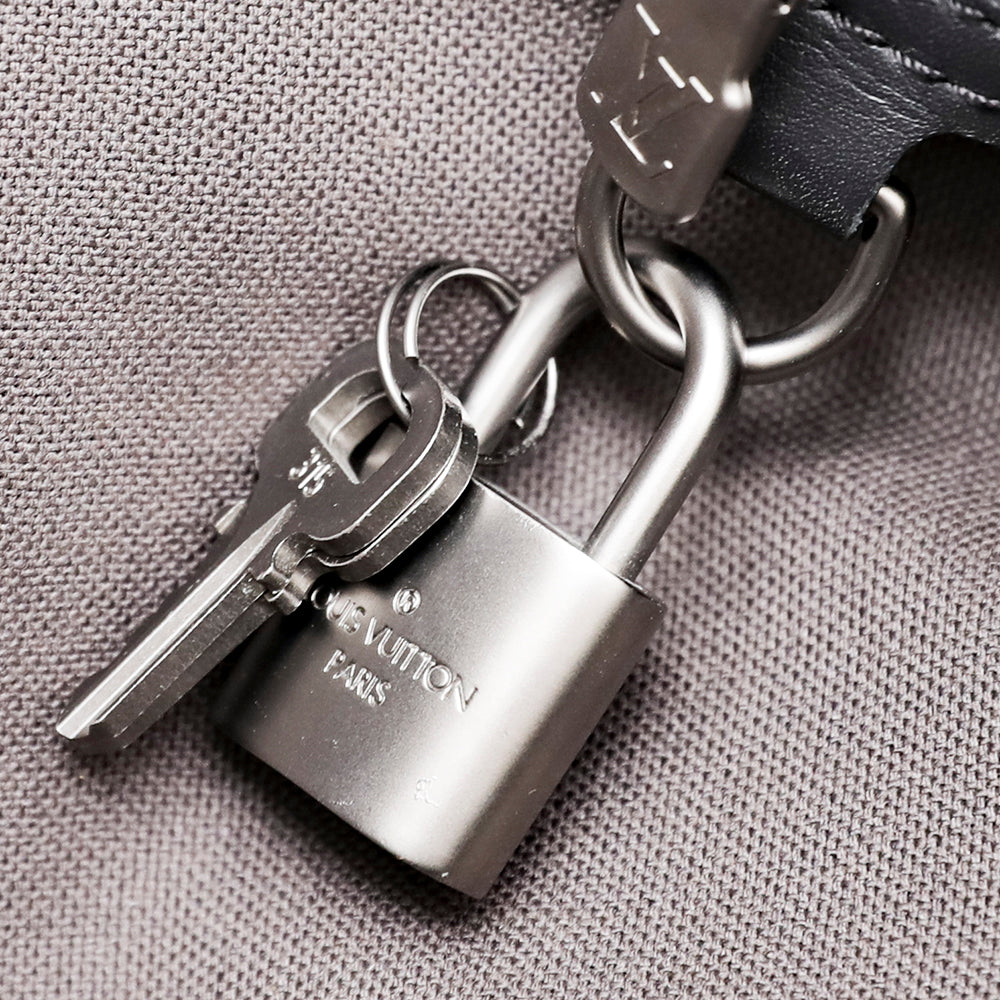 Louis Vuitton Black Damier Infini Keepall Bandouliere 45 Bag-Louis Vuitton-THE CLOSET