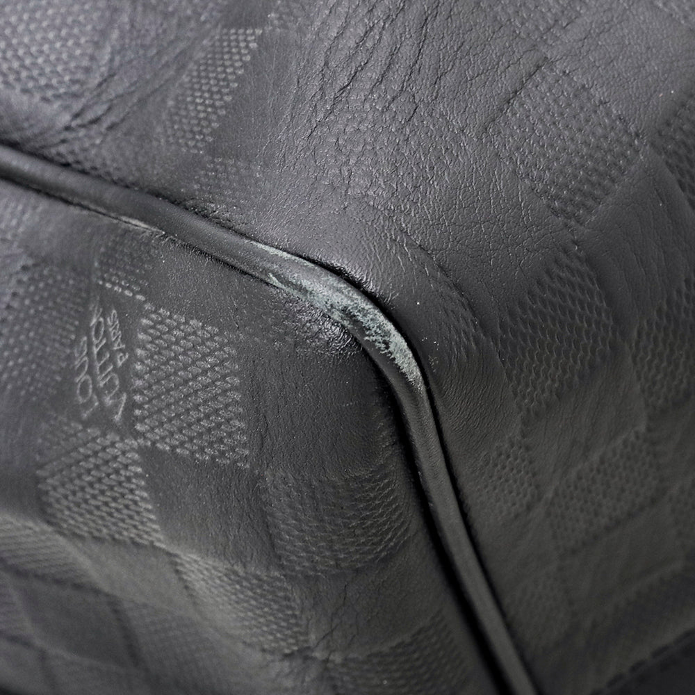 Louis Vuitton Black Damier Infini Keepall Bandouliere 45 Bag-Louis Vuitton-THE CLOSET
