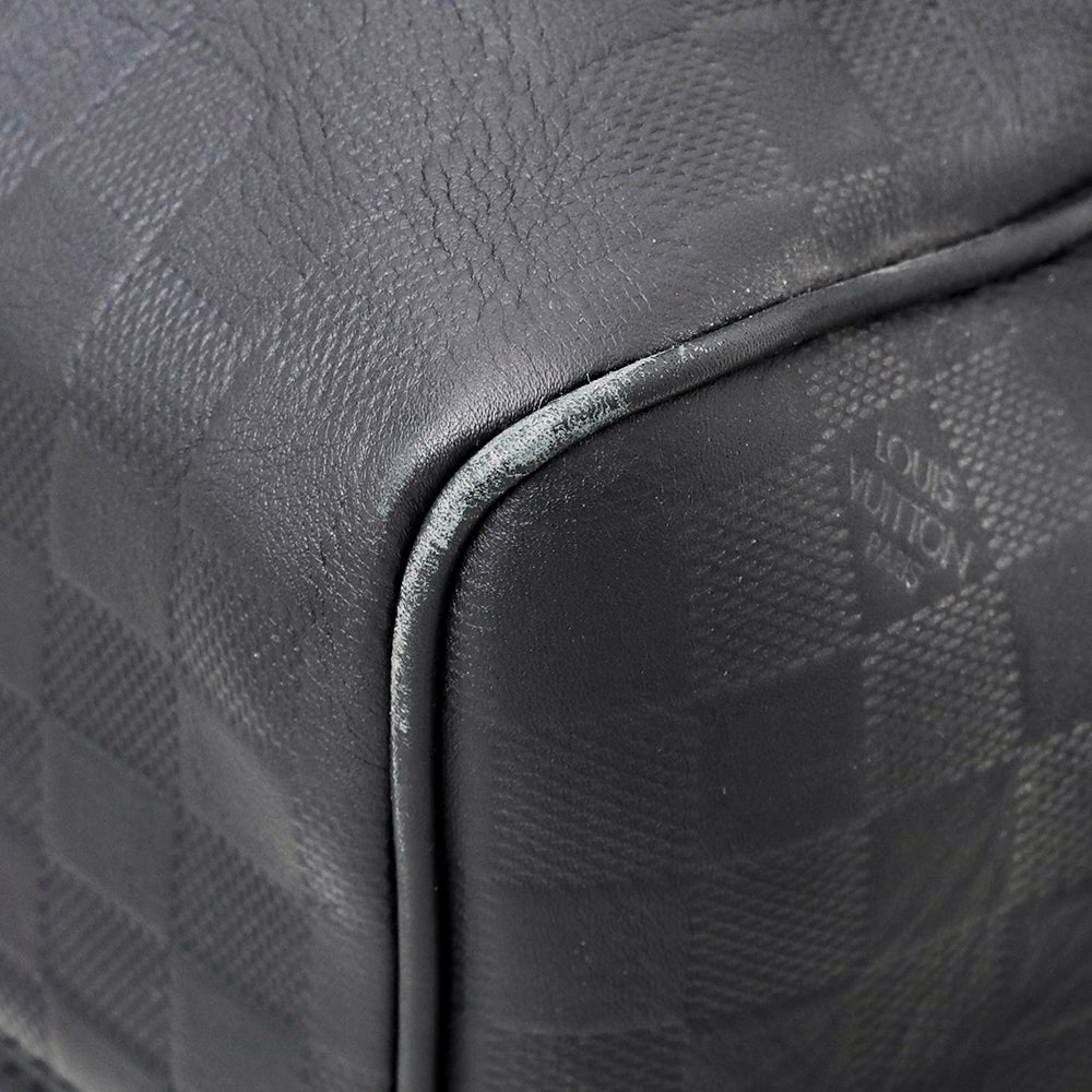Louis Vuitton Black Damier Infini Keepall Bandouliere 45 Bag-Louis Vuitton-THE CLOSET