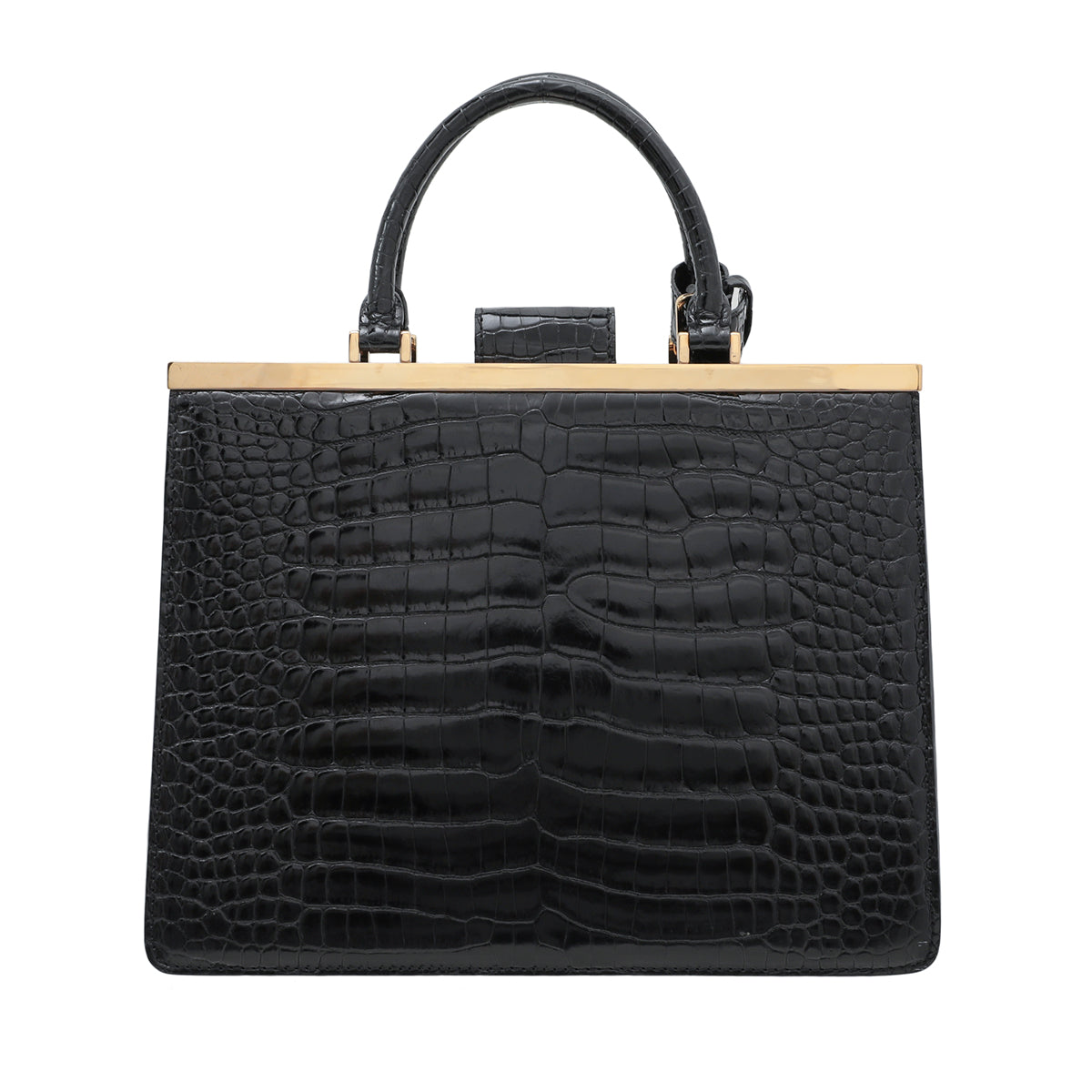 Louis Vuitton Black Alligator Deese PM Bag-Louis Vuitton-THE CLOSET