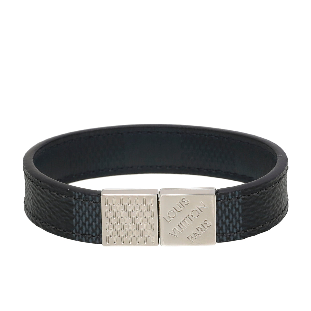 Louis Vuitton Damier Graphite Pull It Bracelet-Louis Vuitton-THE CLOSET