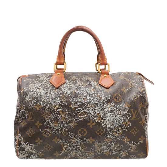 Louis Vuitton Bicolor Dentelle Speedy Bag