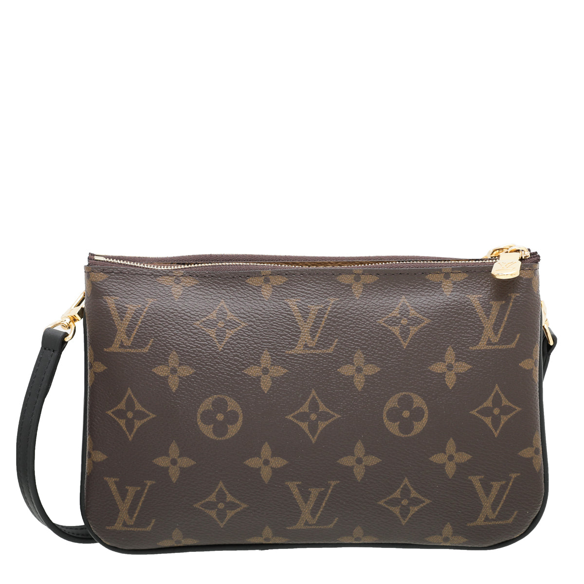 Louis Vuitton Bicolor Double Zip Pochette Crossbody Bag