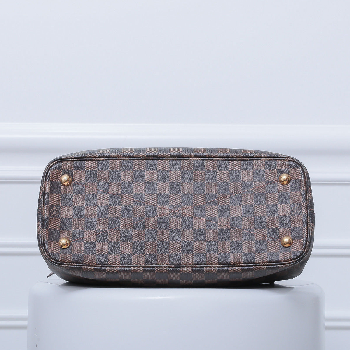 Louis Vuitton Brown Ebene Ascot Bag-Louis Vuitton-THE CLOSET