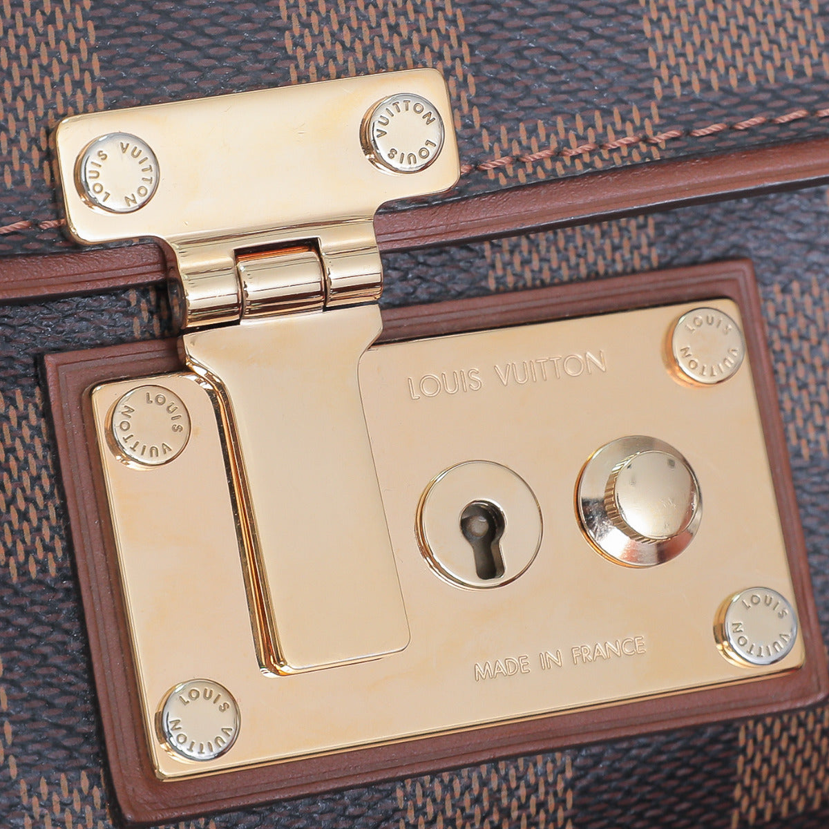 Louis Vuitton Brown Ebene Ascot Bag-Louis Vuitton-THE CLOSET