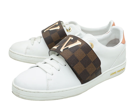 Louis Vuitton Bicolor Ebene Frontrow Sneaker 37