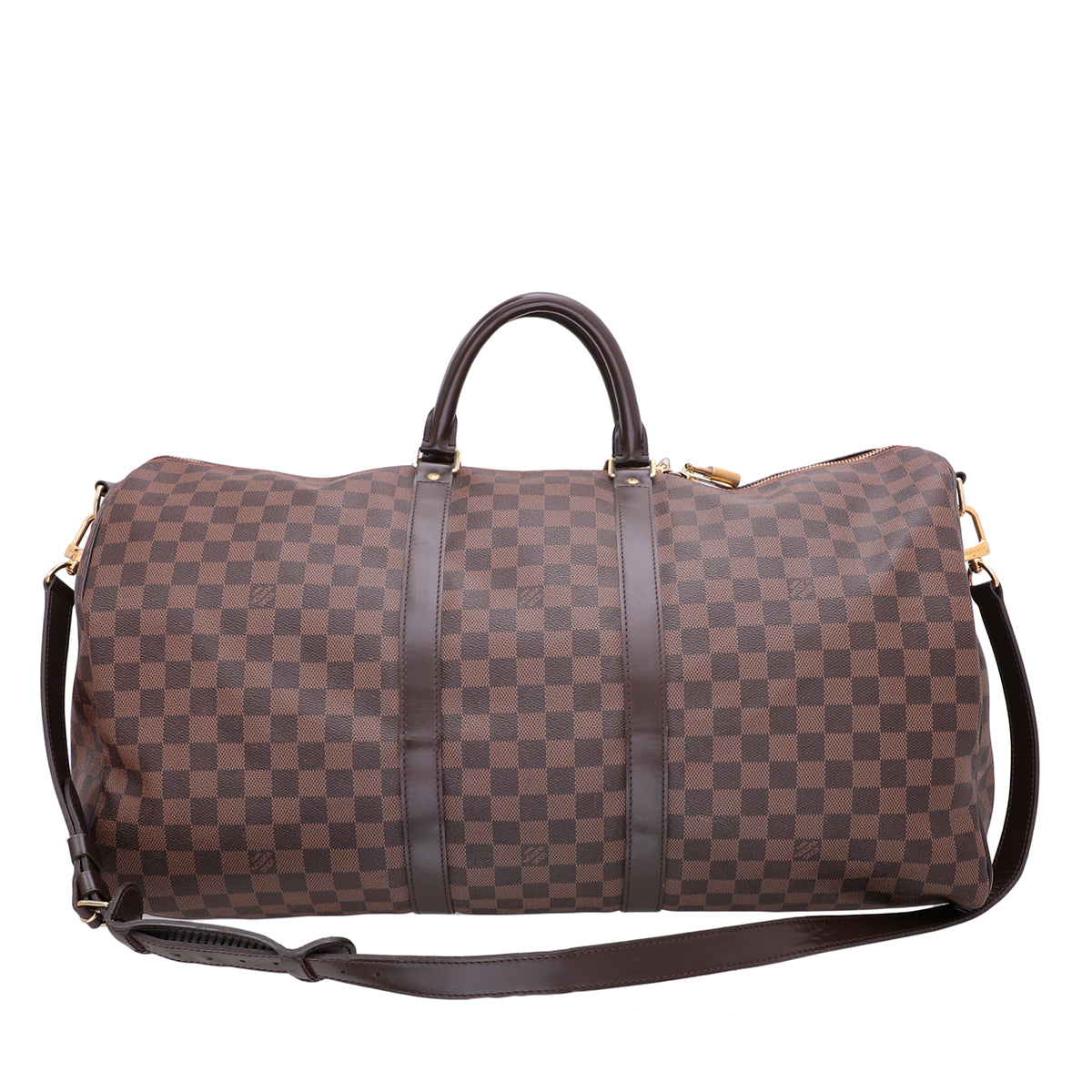 Louis Vuitton Ebene Keepall Bandouliere 55 Bag-Louis Vuitton-THE CLOSET