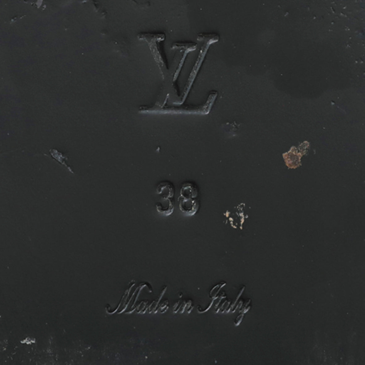 Louis Vuitton Ebene Lock It Flat Mules 38-Louis Vuitton-THE CLOSET