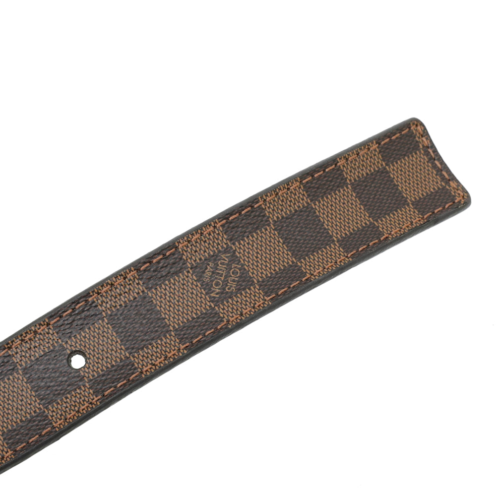 Louis Vuitton Ebene LV Initiales 25mm Belt 34-Louis Vuitton-THE CLOSET