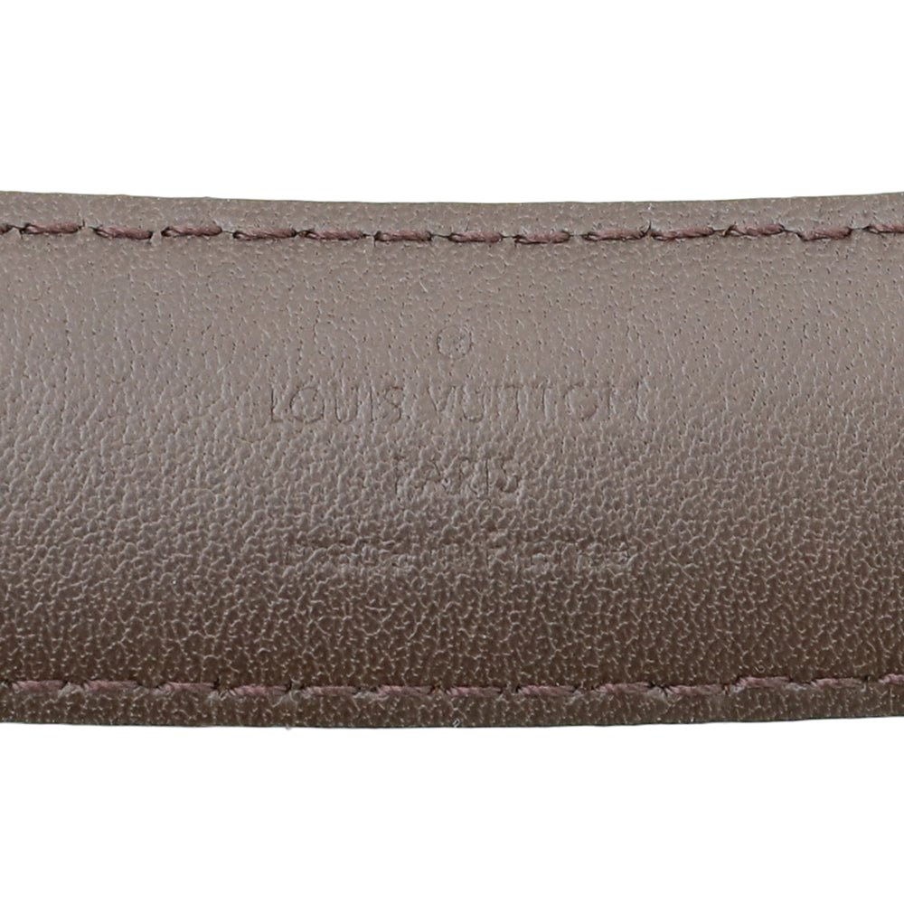 Louis Vuitton Ebene LV Initiales 25mm Belt 34-Louis Vuitton-THE CLOSET