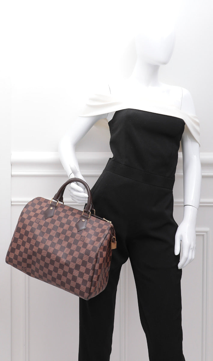 Louis Vuitton Ebene Speedy 30 Bag-Louis Vuitton-THE CLOSET