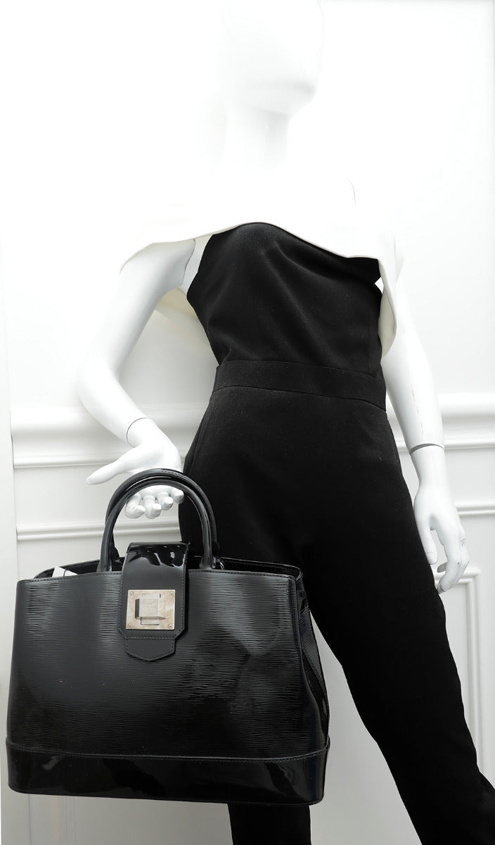 Louis Vuitton Black Epi Leather Mirabeau GM Bag