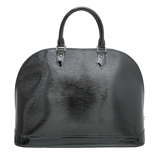 Louis Vuitton Black Electric Alma GM Bag