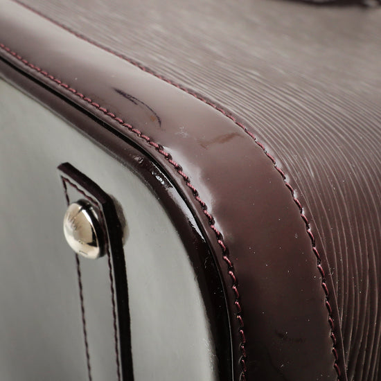 Louis Vuitton Prune Electric Epi Leather Alma PM Bag Louis Vuitton