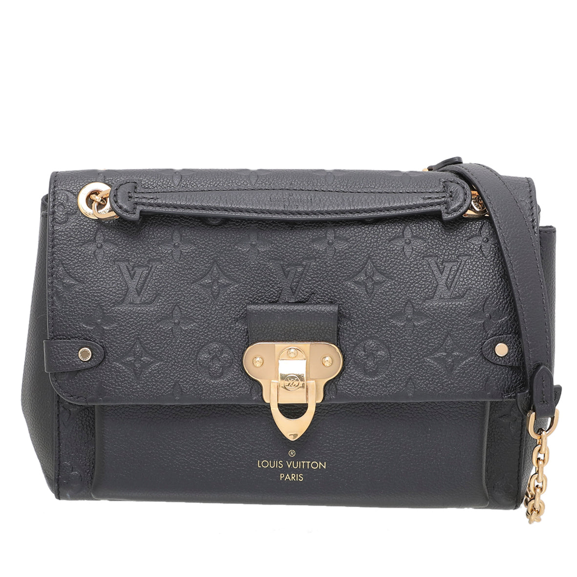 Louis Vuitton Black Monogram Empreinte Vavin PM Bag THE CLOSET louis-vuitton-black-monogram-empreinte-vavin-pm-bag-the-closet