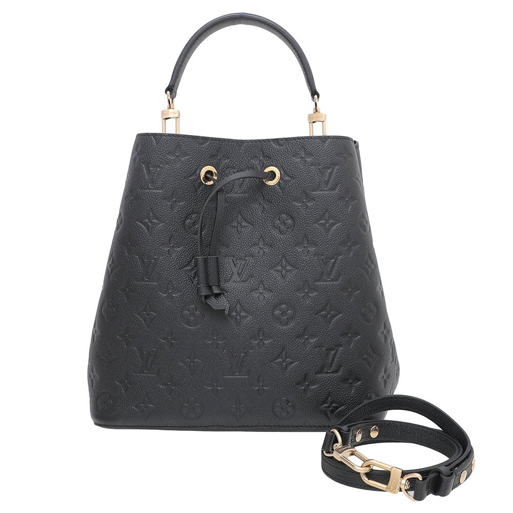 Louis Vuitton Noir Empreinte NeoNoe MM Bag-Louis Vuitton-THE CLOSET