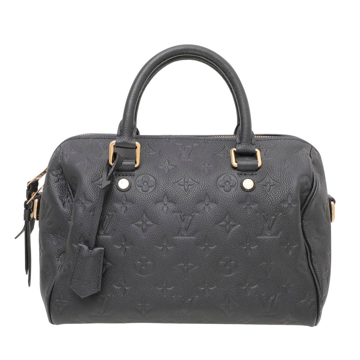 Louis Vuitton Bleu Nuit Empreinte Speedy Bandouliere Bag-Louis Vuitton-THE CLOSET