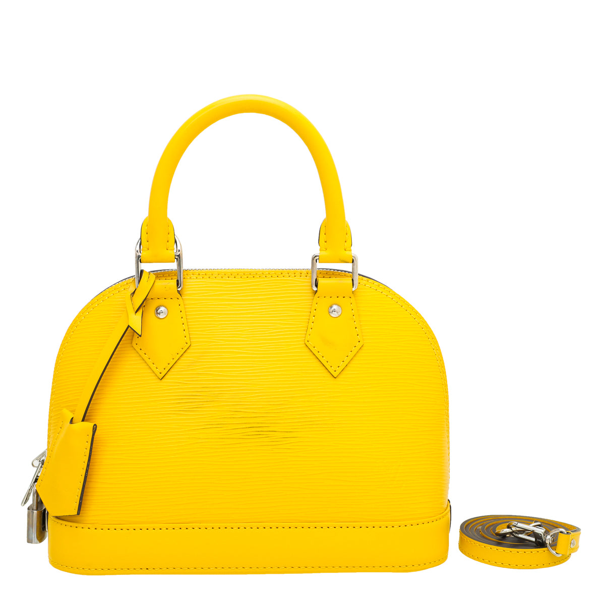 Date Code & Stamp] Louis Vuitton Alma BB Yellow Epi Leather