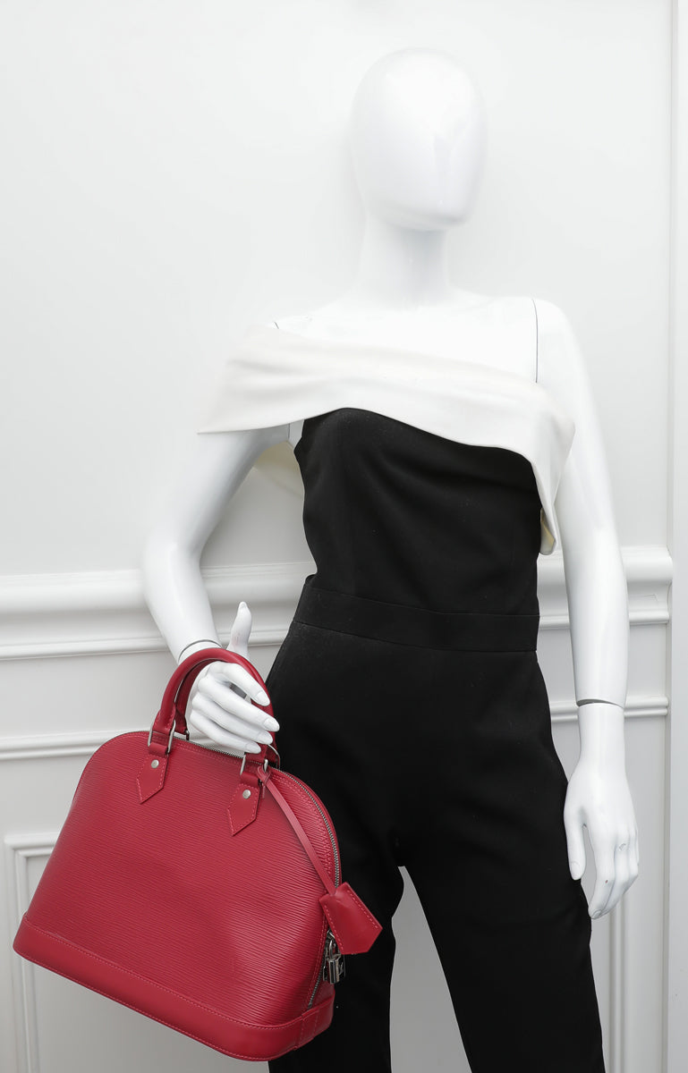 Louis Vuitton Carmine Red Alma PM Bag-Louis Vuitton-THE CLOSET