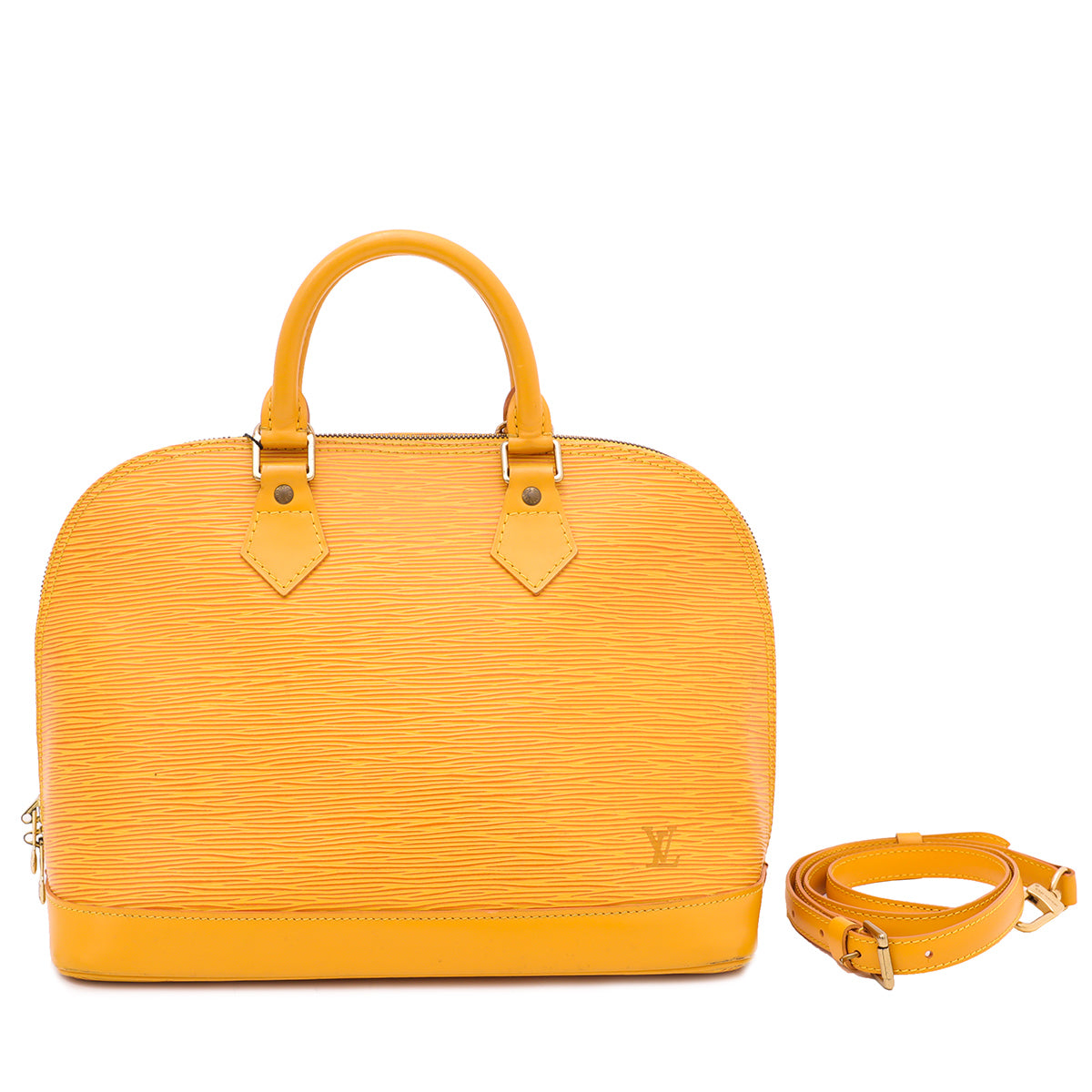 Louis Vuitton Yellow Alma Tassil PM Bag
