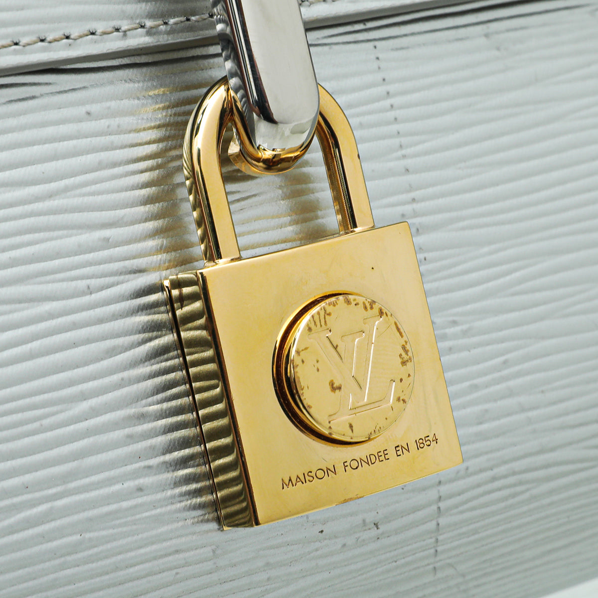 Louis Vuitton Silver Blade Clutch-Louis Vuitton-THE CLOSET