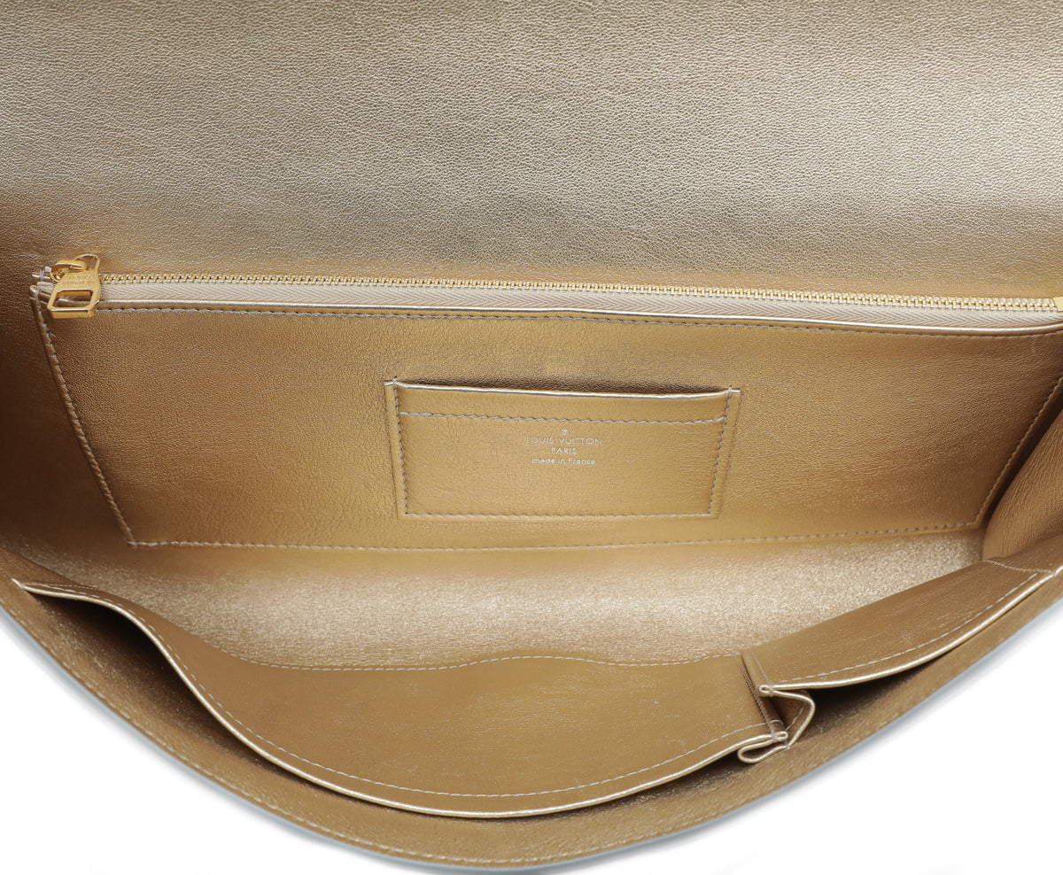 Louis Vuitton Silver Blade Clutch-Louis Vuitton-THE CLOSET