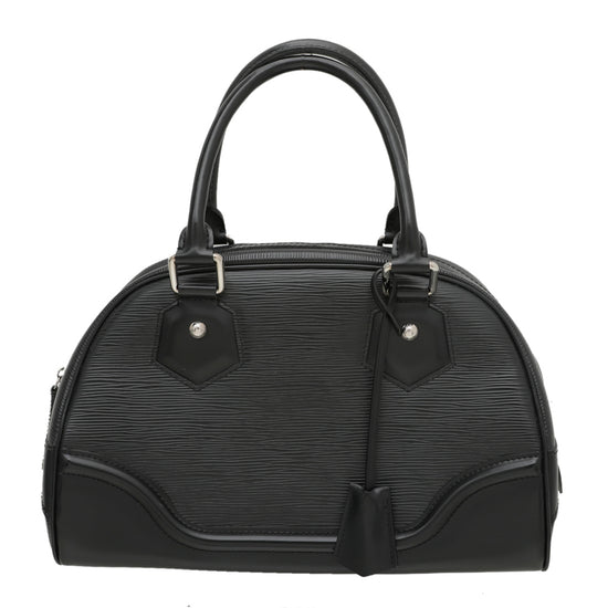 Louis Vuitton Noir Bowling Montaigne PM Bag
