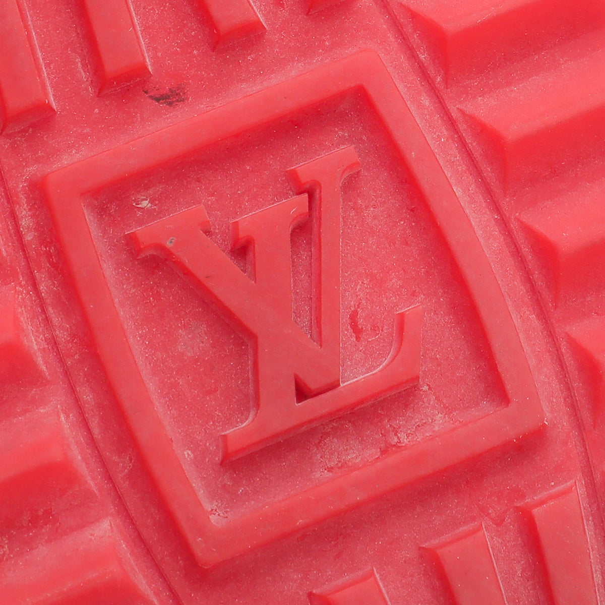 Louis Vuitton Red textile Run Away Sneaker 38.5 – The Closet
