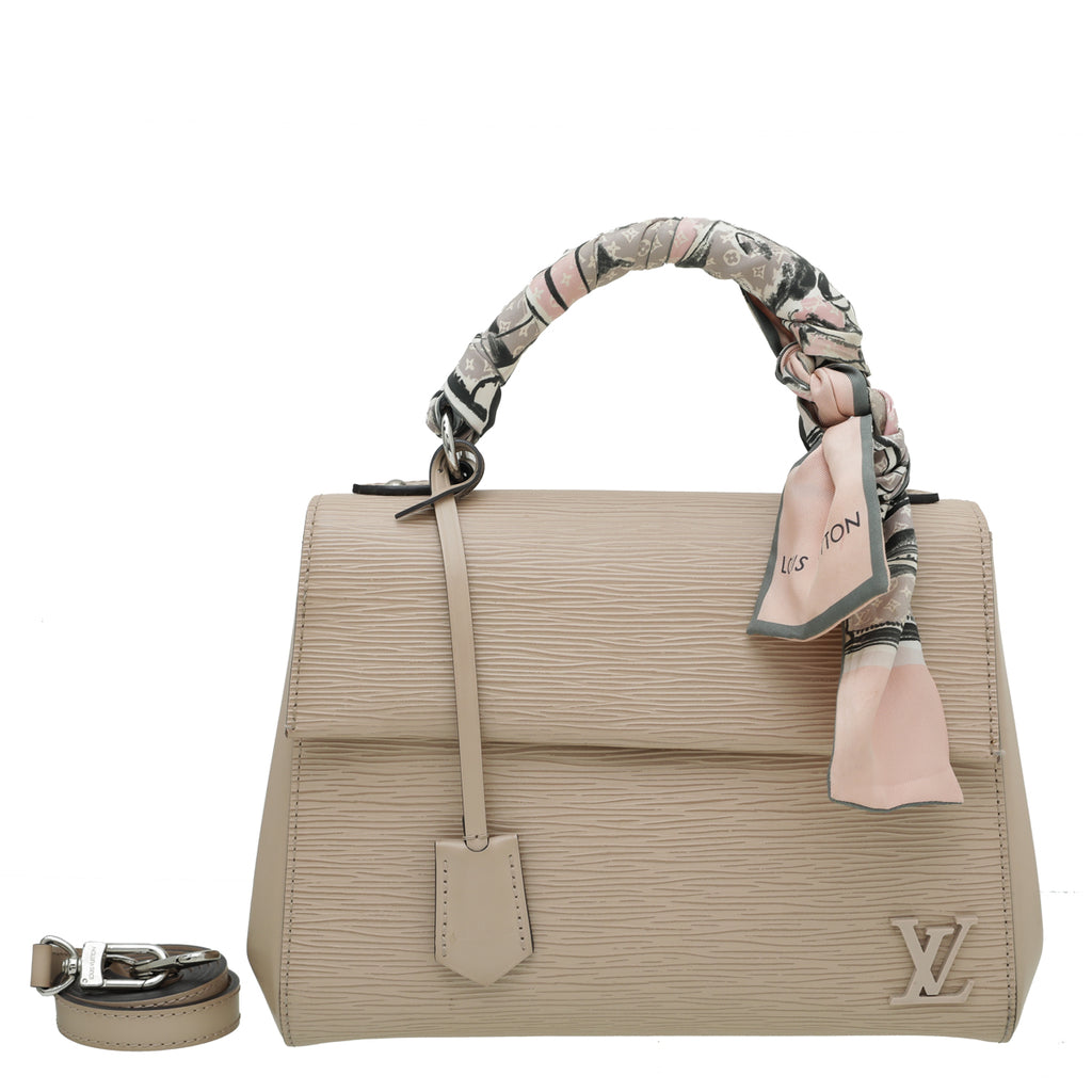 Louis Vuitton Noir Cluny BB Bag W/ Trunks Bandeau – The Closet