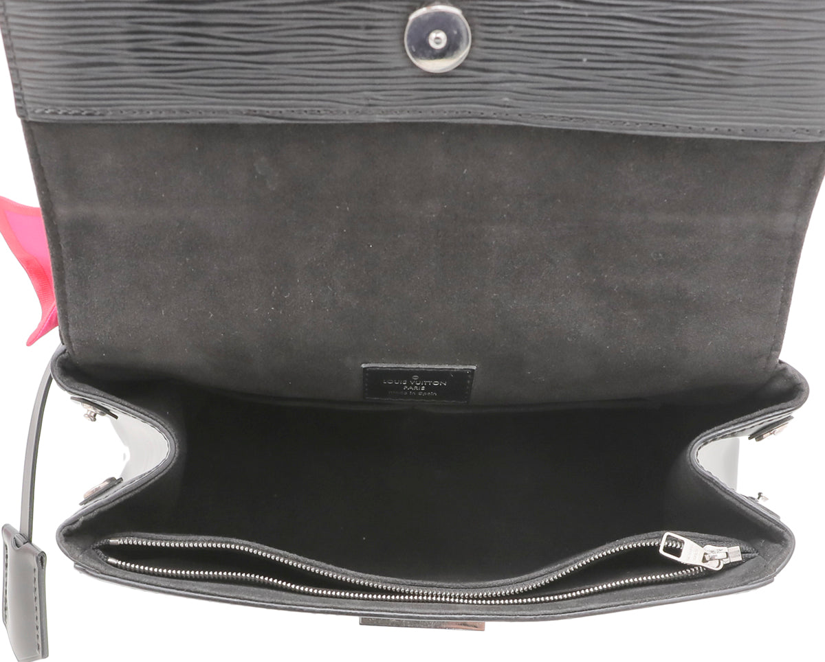 Louis Vuitton Noir Cluny BB Bag W- Trunks Bandeau-Louis Vuitton-THE CLOSET