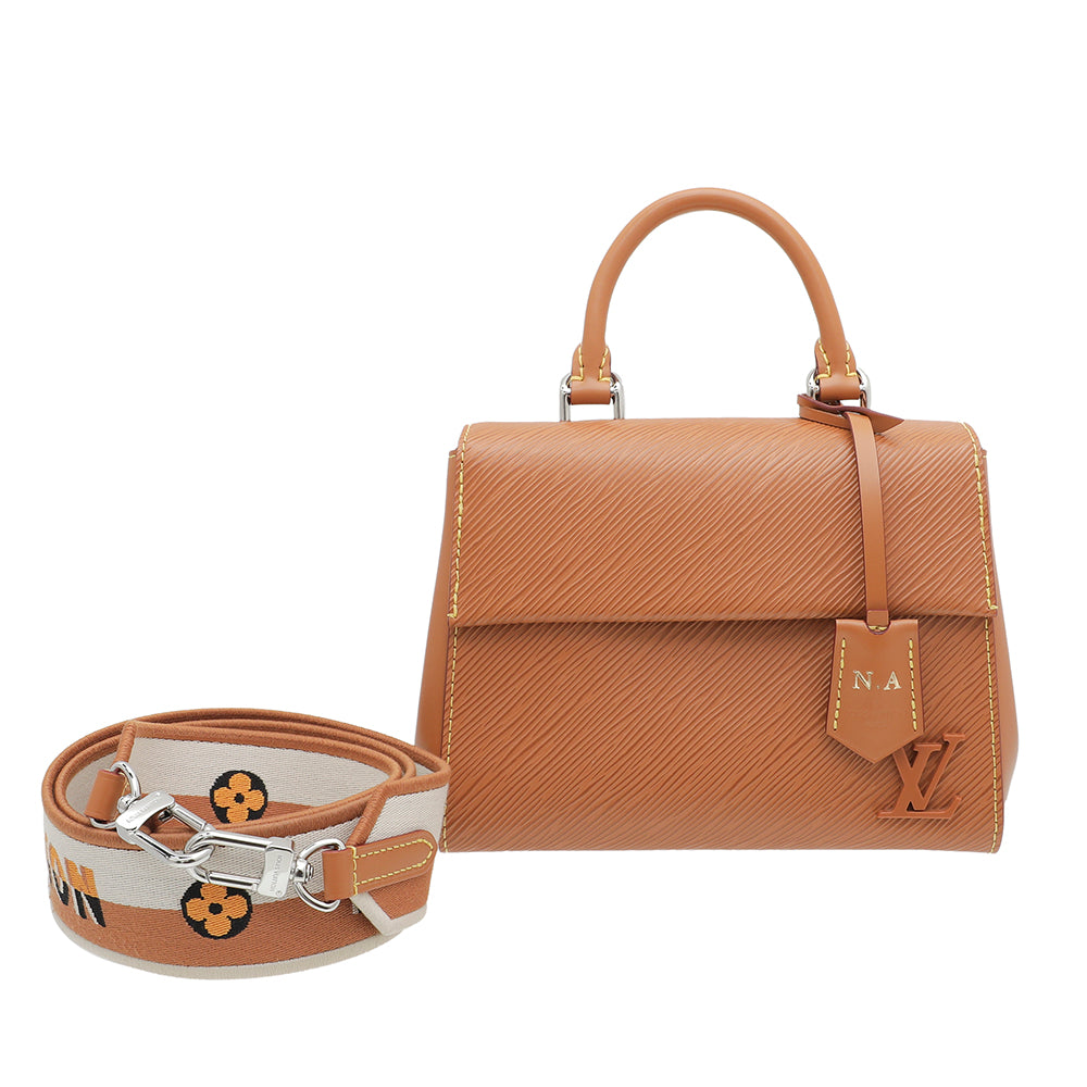 Louis Vuitton Honey Gold Cluny Mini Bag W/ N.A Initials – The Closet