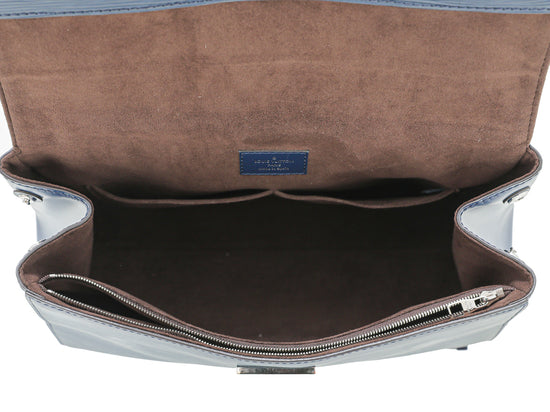 Louis Vuitton Blue Marine Cluny MM Bag – The Closet
