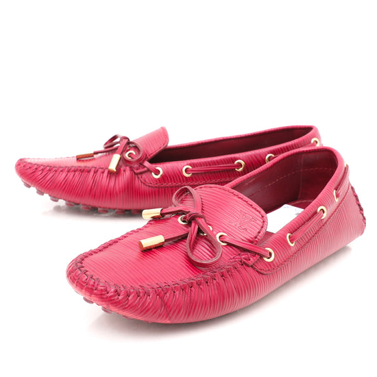 Louis Vuitton Fuchsia Gloria Loafers 38