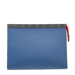 Louis Vuitton Tricolor Graphite Pochette Voyage MM Clutch