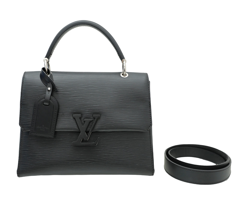 Louis Vuitton Louis Vuitton Black Epi Leather Grenelle Shoulder Bag