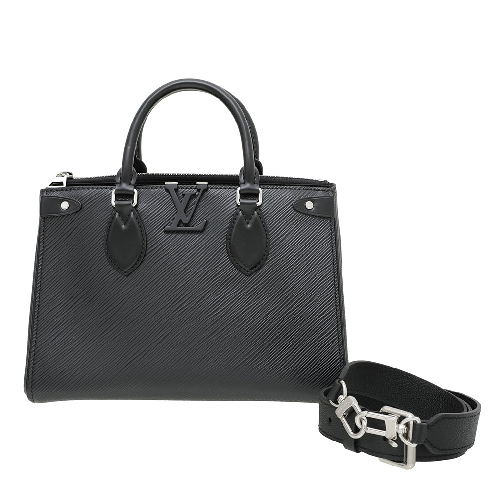 Louis Vuitton Black Grenelle PM Tote Bag-Louis Vuitton-THE CLOSET