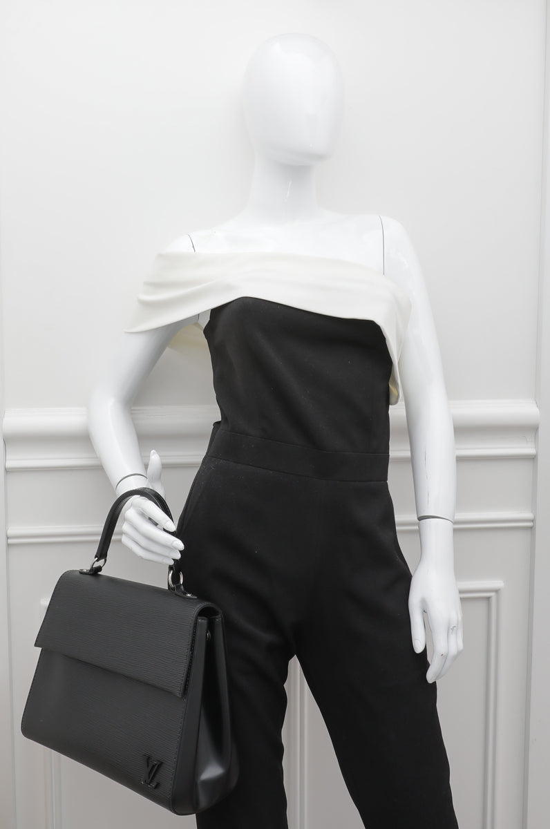 Louis Vuitton Noir Cluny MM Bag-Louis Vuitton-THE CLOSET