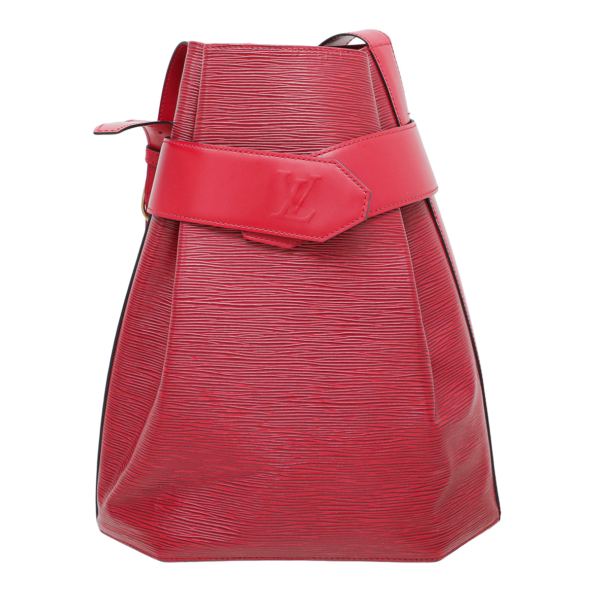 Louis Vuitton Red Sac D'epaule GM Bag