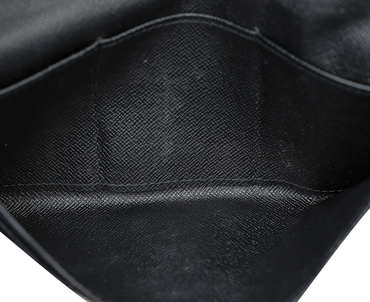 Louis Vuitton Black Long Wallet-Louis Vuitton-THE CLOSET