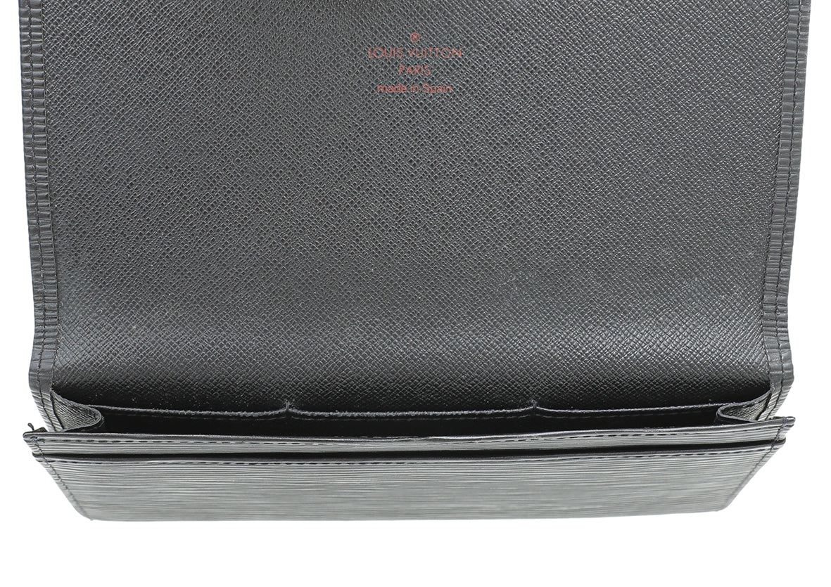 Louis Vuitton Black Long Wallet-Louis Vuitton-THE CLOSET