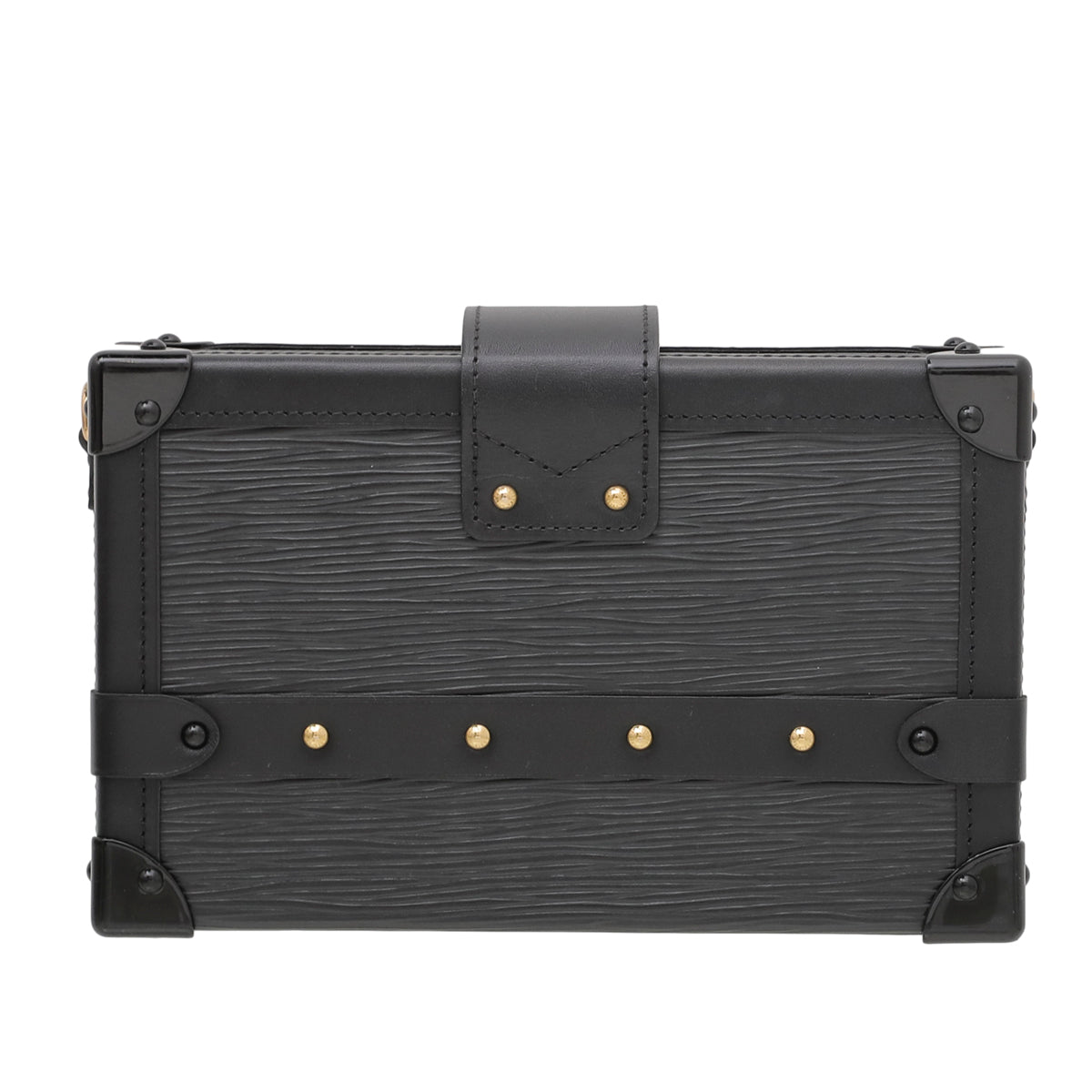 Louis Vuitton Black Petite Malle Bag W- 3 Crosses-Louis Vuitton-THE CLOSET