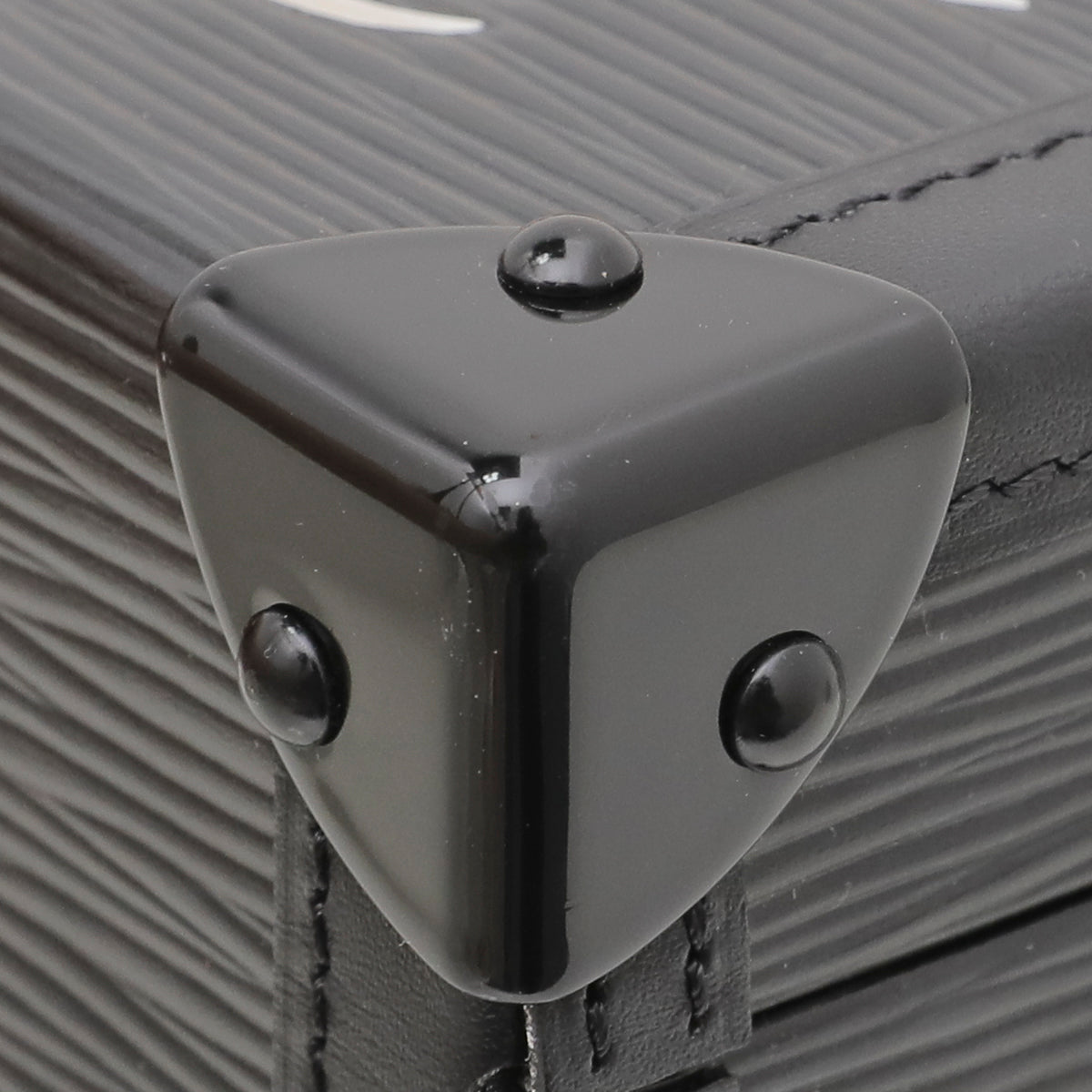 Louis Vuitton Black Petite Malle Bag W- 3 Crosses-Louis Vuitton-THE CLOSET