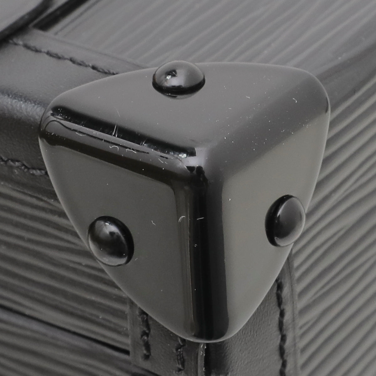 Louis Vuitton Black Petite Malle Bag W- 3 Crosses-Louis Vuitton-THE CLOSET