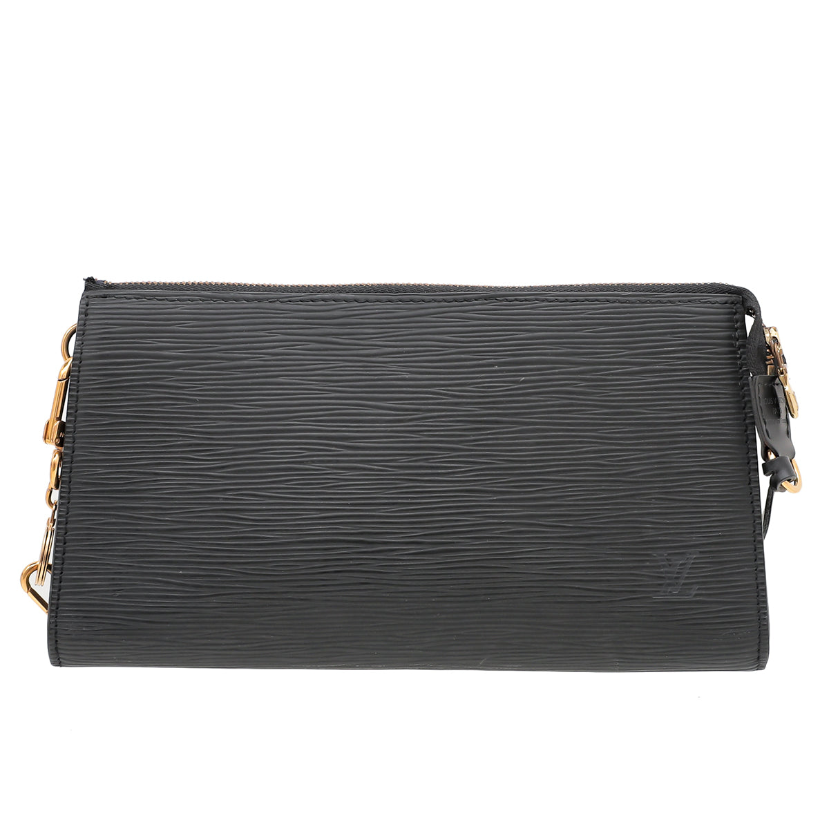 Louis Vuitton Black Pochette Accessoires 24 Bag W- Keyring