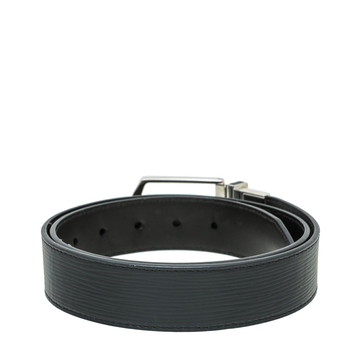 Louis Vuitton Noir Slender Belt 36-Louis Vuitton-THE CLOSET